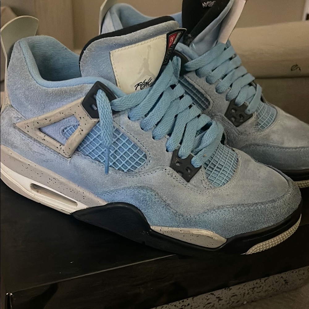 Light Blue Jordan retro 5 university blue